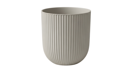 Stylish light gray planter