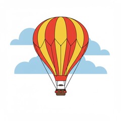 Fototapeta premium Hot Air Balloon Vector