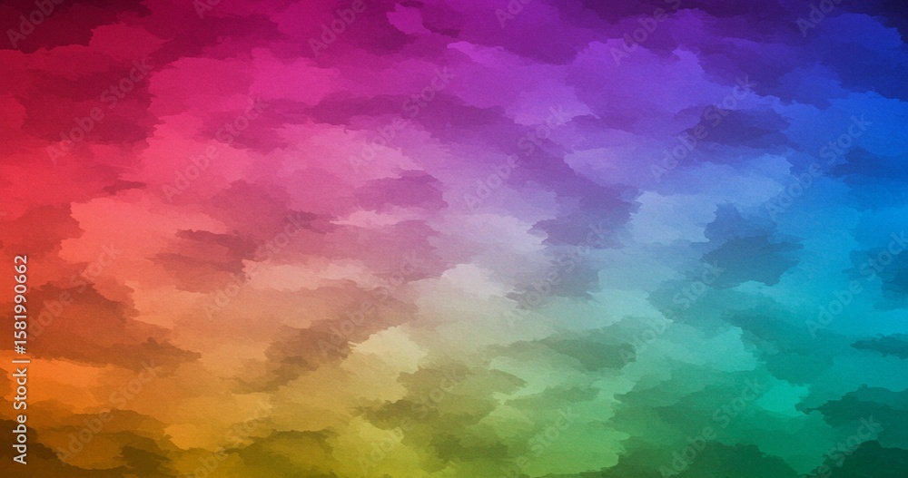 Poster abstract background with watercolor texture. gradient of vibrant colors creates an eye-catching effe