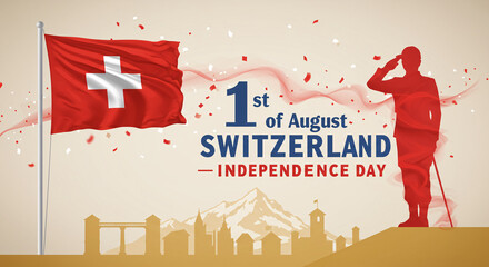 Celebrating Switzerland's Independence Day A Patriotic Salute to Freedom and Unity on August 1st