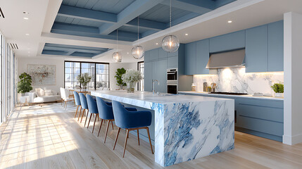 Bright kitchen with clean design