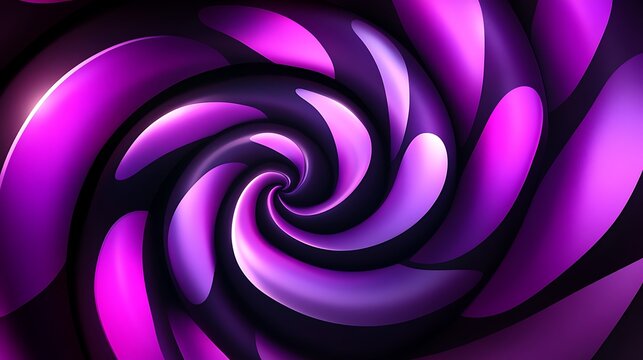 Abstract swirling purple shapes