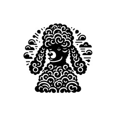 girl with a wreath of flowers