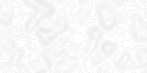Abstract geometric minimal The pattern discovery vector topo map creative discovery White wave grid stripe line map topography. vector geographic contour mounted map background.	