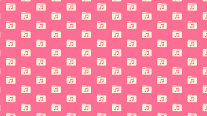 Vector music pattern design