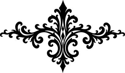 Ornate Christmas Ornament  decoration, pattern  Tattoo Vector 