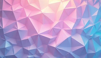 Obraz premium Geometric Triangle Background with Pastel Colors for Modern Designs and Presentations