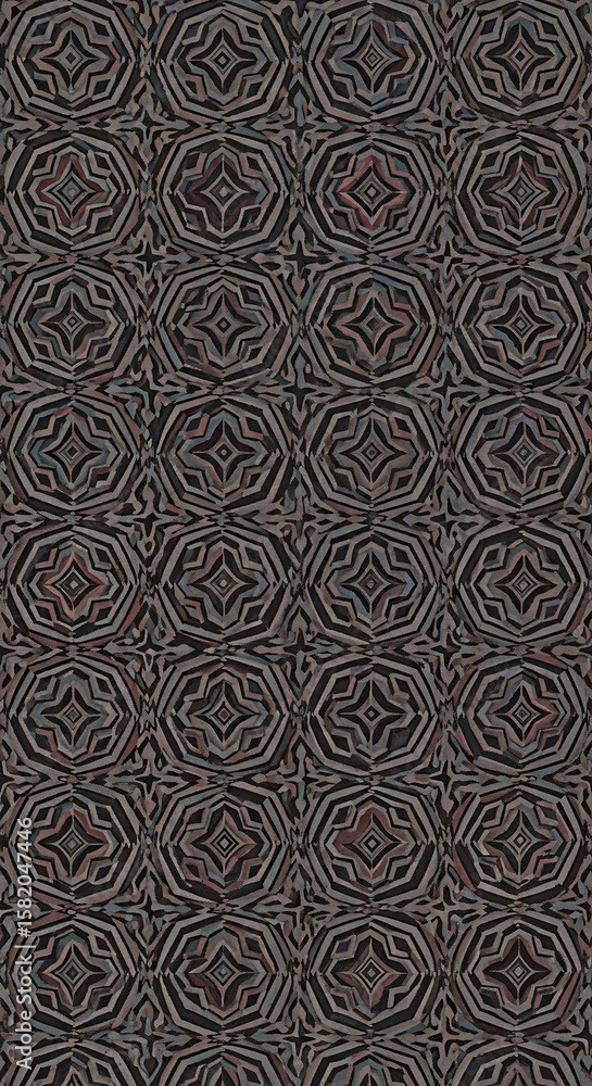 Poster geometric pattern background with tile repetition and abstract artistry