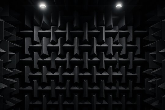 Anchoic Chamber of Quiet: Step into the heart of scientific exploration, a soundproof chamber where silence reigns supreme, revealing the secrets of sound.
