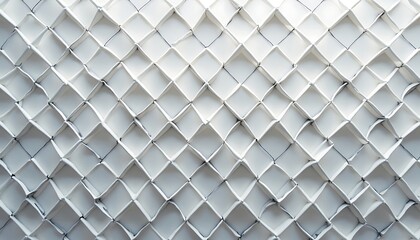 White Geometric Origami Pattern Background Design Texture for Creative Use