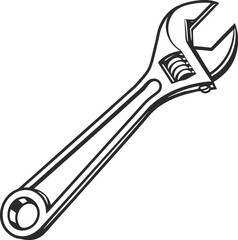 wrench and nut