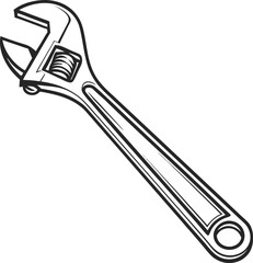wrench and nut