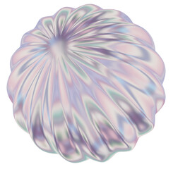 texture sphere 3D Abstract Pastel Iridescent Shape