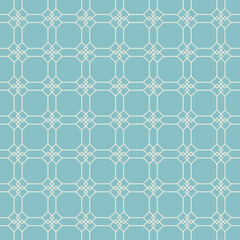 Elegant vector seamless pattern background. Mint blue color pattern background. Simple vector graphic.