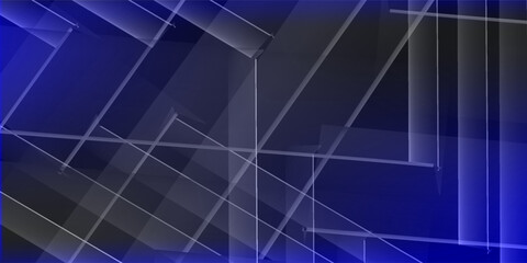 Abstract blue background. Geometric triangle background. Hexagon pattern. Vector background.