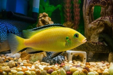 fish in aquarium