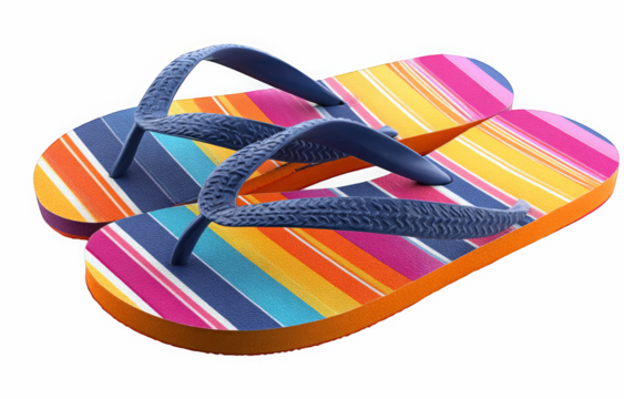 flip flops isolated on white background