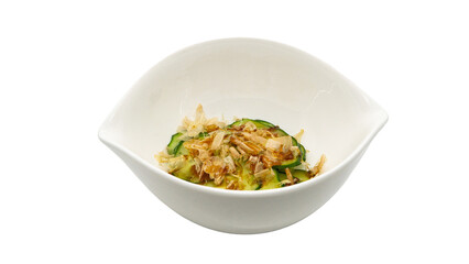 きゅうりのかつお節和え