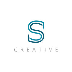 Elegant Spiral S Letter Logo in Vector Format for Professional Creative Branding