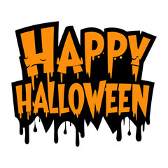 Happy Halloween typography  t shirt design. vector illustration.