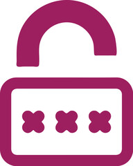 unlock icon simple icon. Vector ICON all icon Viktor	

