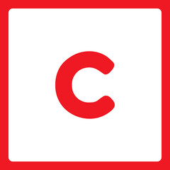 Small alphabet shapes c