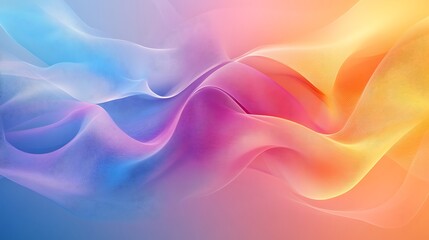 Obraz premium Abstract colorful wave with textured patterns and soft light effects