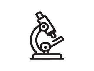 Elegant lab microscope in minimal vector design