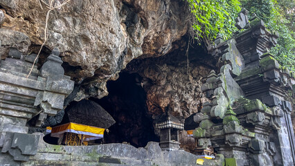 Hindu culture on display the the famous traditional Bat temple