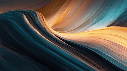 Abstract Flow of Colorful Waves