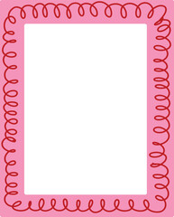 pink frame for text