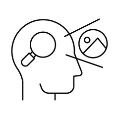 Discovery – Magnifying Glass Representing Exploration and Unveiling Knowledge on Transparent Background. 