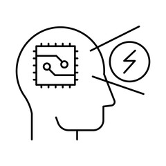 System – Circuit and Gear Representing Organization and Structure. Vector Icon