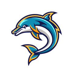 Dolphin esport logo designs 