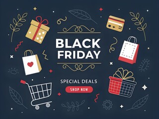 Black friday sale social media post, Black friday background

