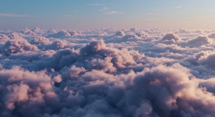 Fototapeta premium 雲海に染まる夕暮れ