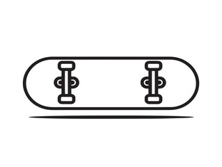 Sleek and Modern Vector of Skateboard Illustration