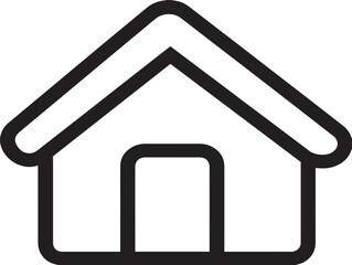 Clean and Modern Smart Home Symbol Illustration