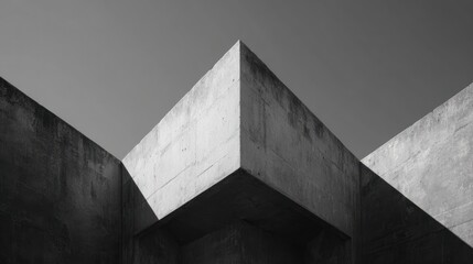 Abstract concrete structure