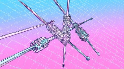 Abstract futuristic design