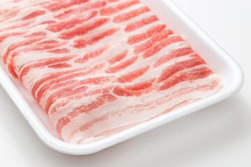 豚バラ肉の牛薄切り