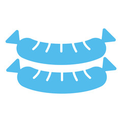 Sausage Icon Set Multiple Style Collection