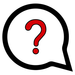 Question mark icon symbol, vector illustration