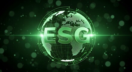 ESG Environmental Social Governance Globe
