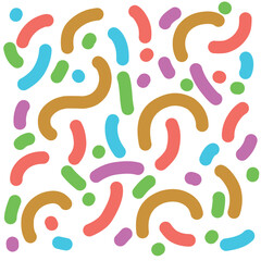 Abstract background color full pattern with line and dots.eps