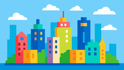 vector city landscape