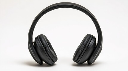 A premium and noise-canceling pair of over-ear headphones for an immersive audio experience on white background

