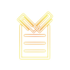 Paperclip icon design template