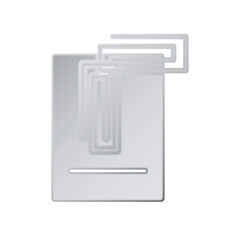 Paperclip icon design template