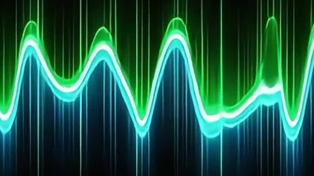 psychedelic loop background, zigzag lines animation, 4K motion background, electric blue vector background, lime green abstract loop, seamless wave animation, energetic digital background, trippy